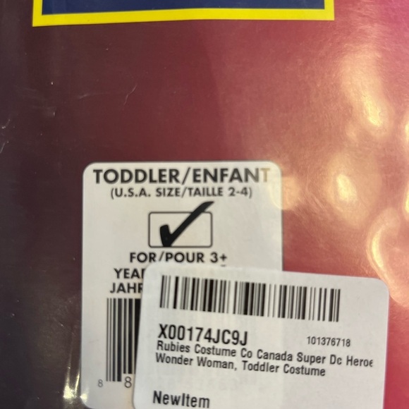 Wonder women 2-4T BNIB - Picture 2 of 3